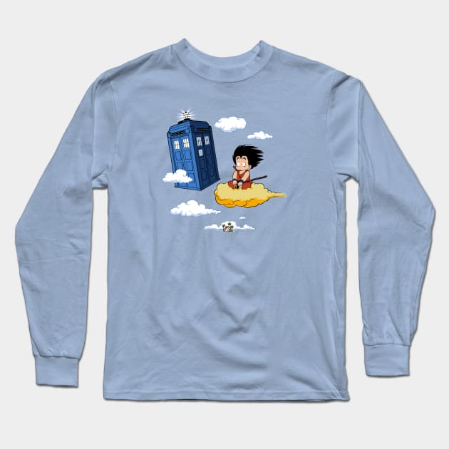 Nimbus and Tardis Long Sleeve T-Shirt by ES427